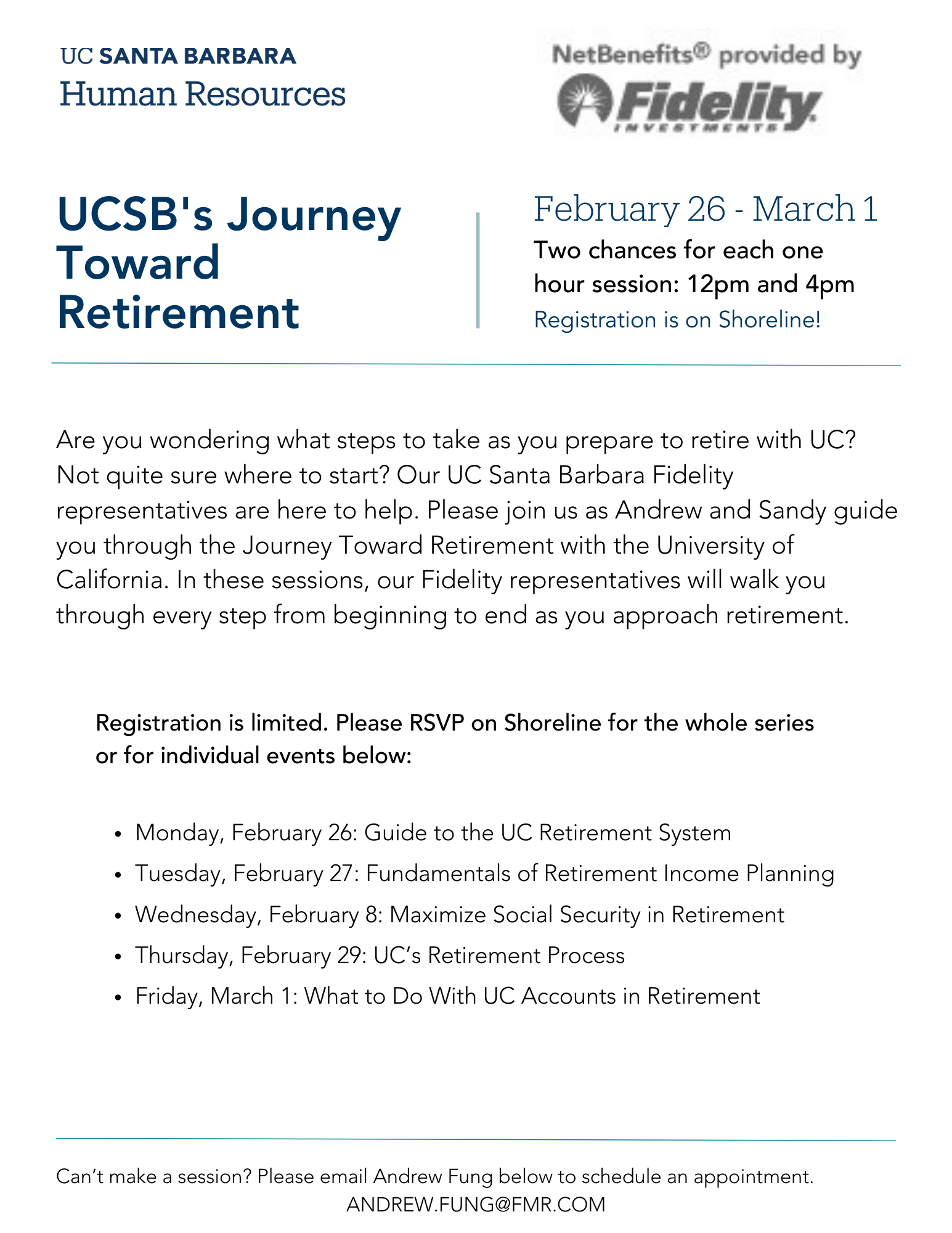 2024 UCSB Journey to Retirement